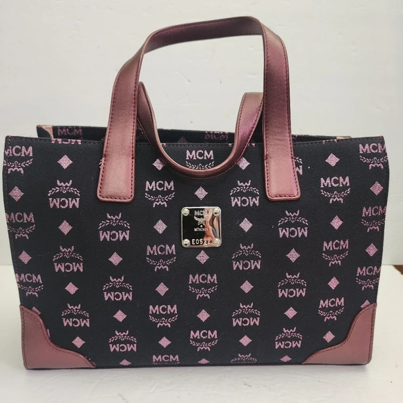 Vintage multicolor MCM tote bag with COA - Picture 1 of 11